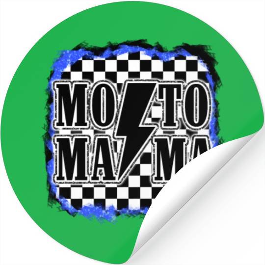 Moto Mama Motocross Racing Dirt Bike Mom Son Race Stickers