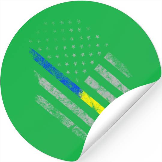 Gold Blue Line 911 Police Dispatcher First Stickers