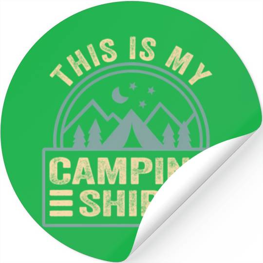 This Is My Camping Camp Camper Camping Stickers
