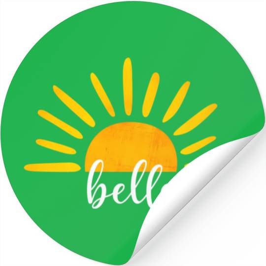 Belle Of The First Trip Around The Sun Stickers