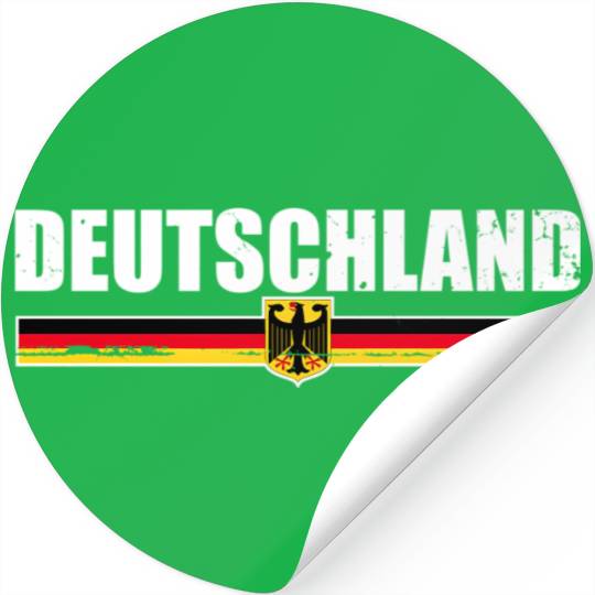 Deutschland Gery Flag Proud Ger Stickers