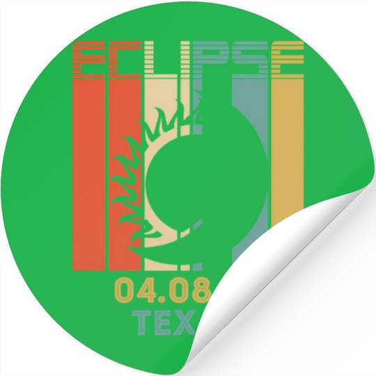 America Total Solar Eclipse 040824 Texas 2024 Stickers