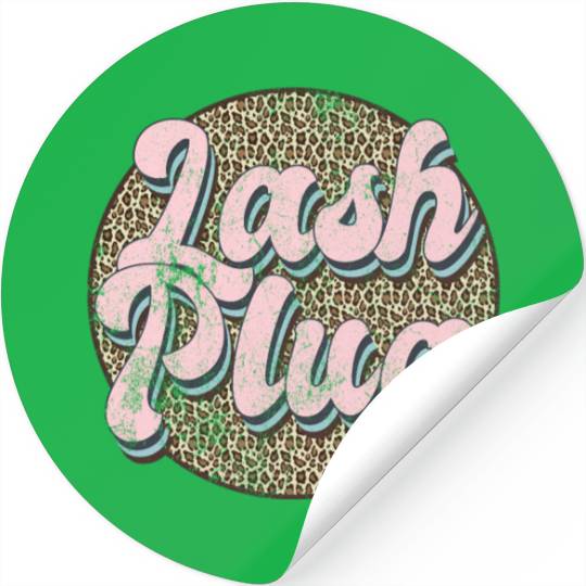 Lash Plug Lash Tech Lash Leopard Lash Stickers