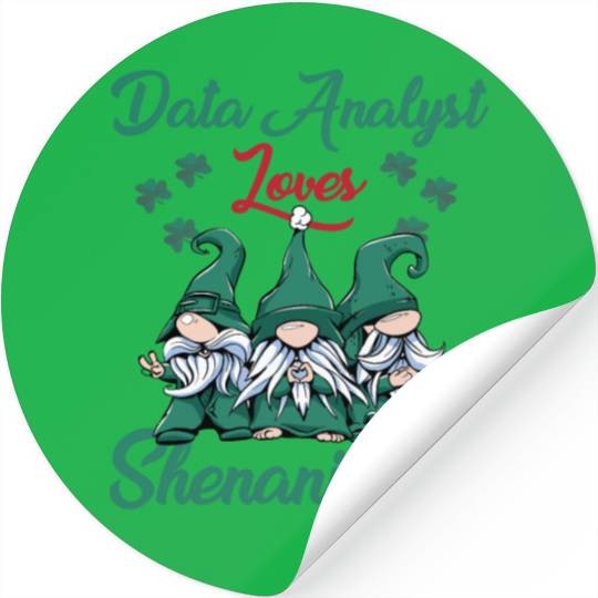 Data Analyst Shenanigans St. Patrick's Stickers