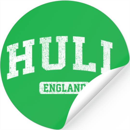 Hull England Vintage Sports Stickers