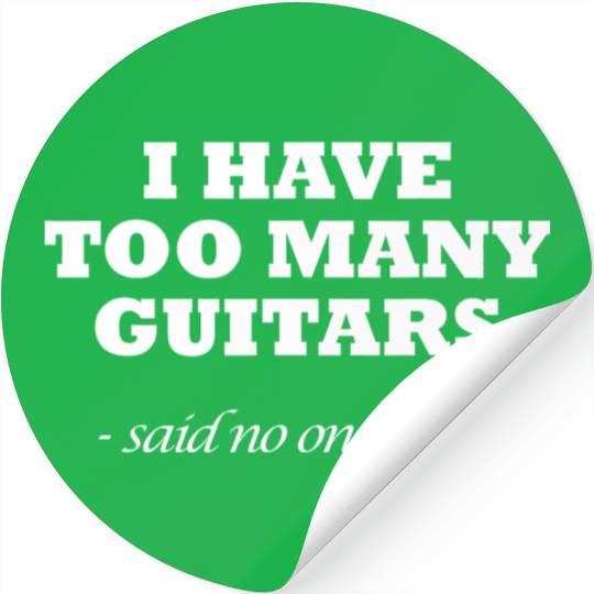 Guitar Graphic Guitar Player Graphic Instrument Stickers