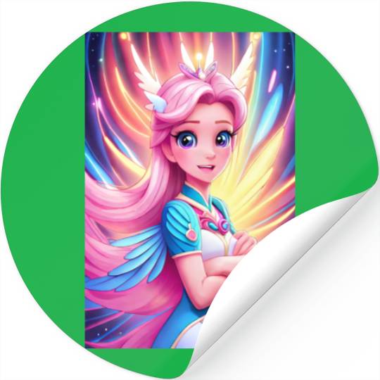 Fairy Heart Queen Stickers