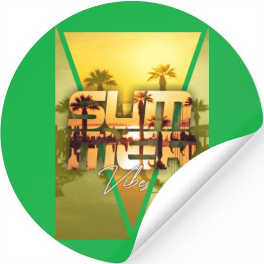 Summer Vibes Stickers