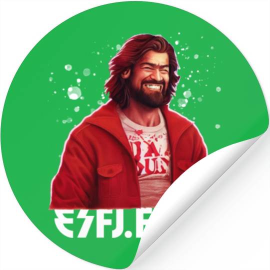 Harmonious Empathy: Embrace Your ESFJ Spirit Stickers