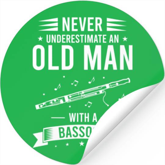 Bassoon Reed for Bassoonist and Bassoon Orchestra Stickers