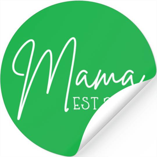 Mama Est 2023 Pocket Promoted To Mama Pregnancy An Stickers