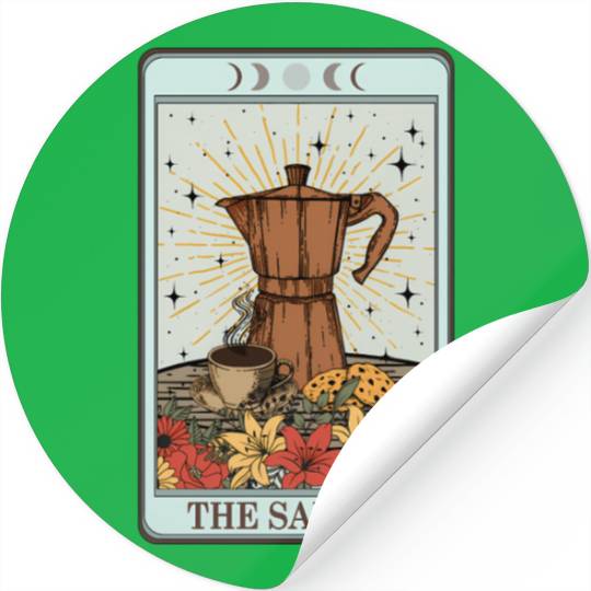 Coffee Tarot Card The Sanity Stickers
