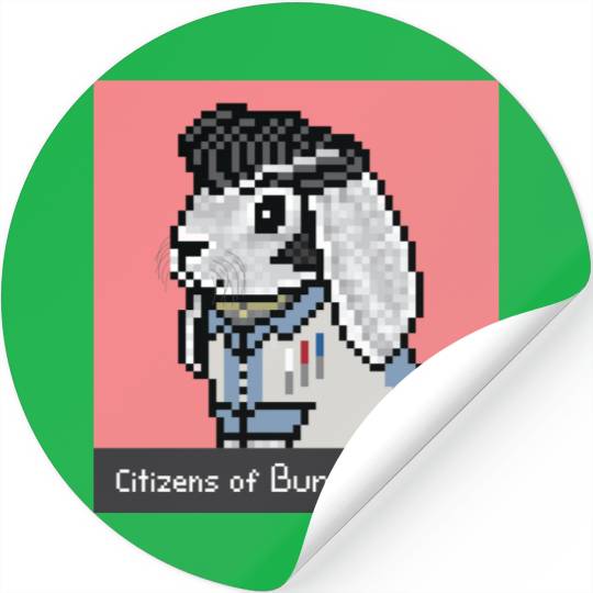 Citizens of Bunny Nation NFT #82 Artwork Stickers