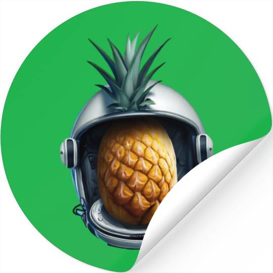 Pineapple astronaut Stickers
