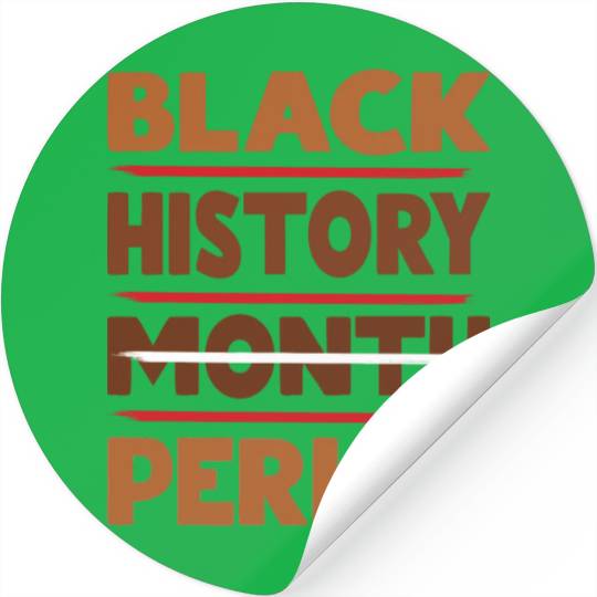 Black History Month Period Melanin Stickers