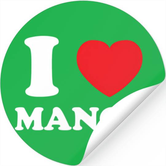 Manga Fan Of Japanese Animation Comics Heart Manga Stickers