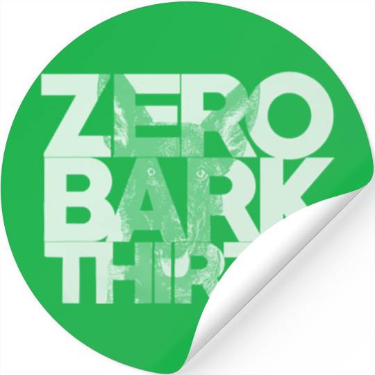 Zero Bark Thirty Belgian Malinois Military Dog Stickers