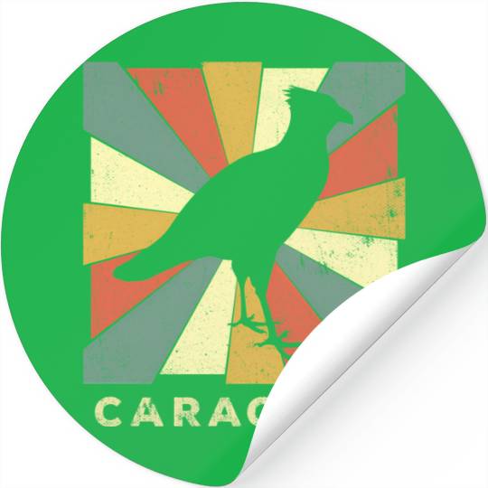 Caracara Bird Style Animal Stickers
