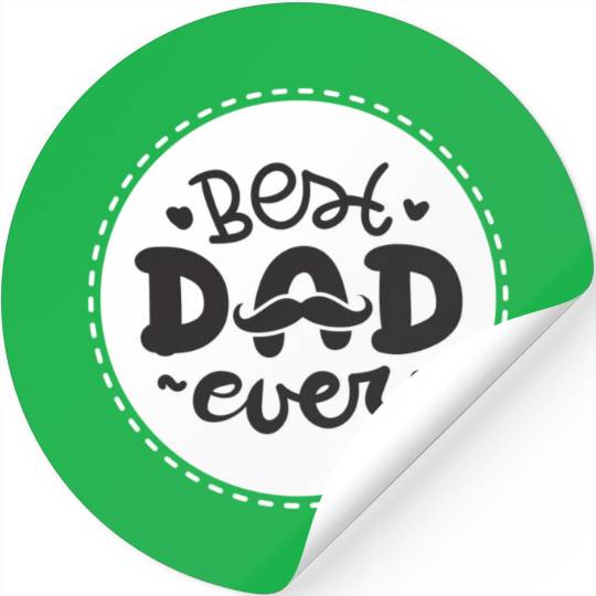 Best Dad Ever Stickers