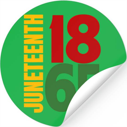 Black Proud African American For Juneteenth Stickers