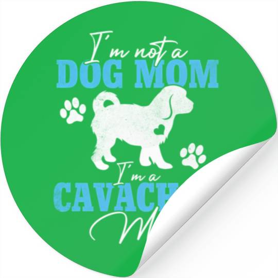 Cavachon Mom Dog For Dog Mom Mother'S Day Stickers