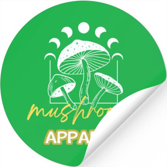 Mushroom Apparel Stickers