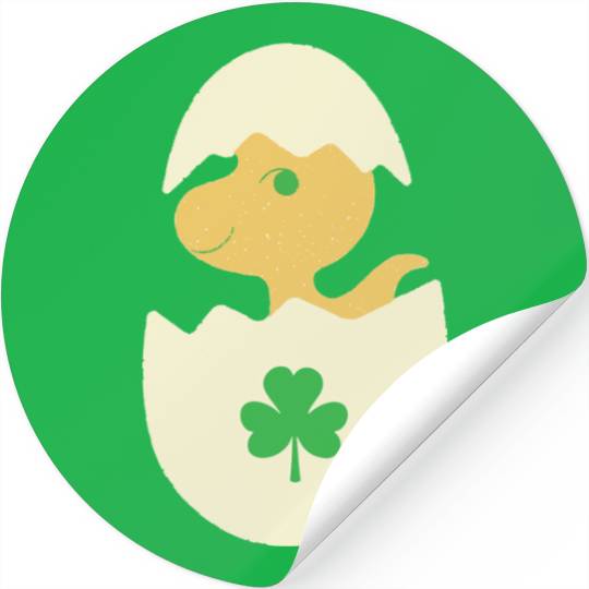 St Patrick Irish Dino Stickers