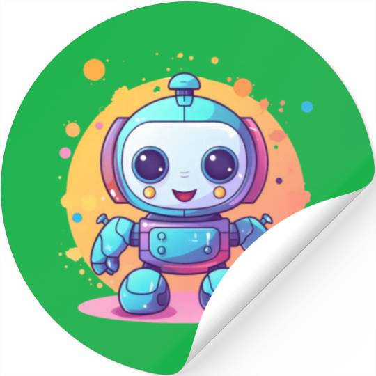 Robot Baby Robotic Future Engineer Technology Stickers