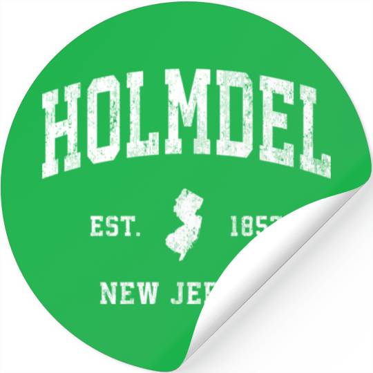 Holmdel New Jersey Nj Athletic Sports Stickers