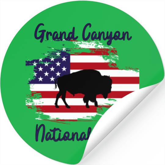 grand canyon national park buffalo Stickers gifts