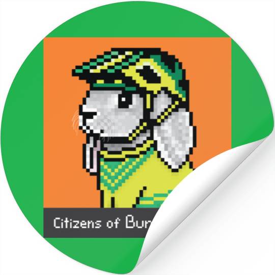 Citizens of Bunny Nation NFT #60 Artwork Stickers