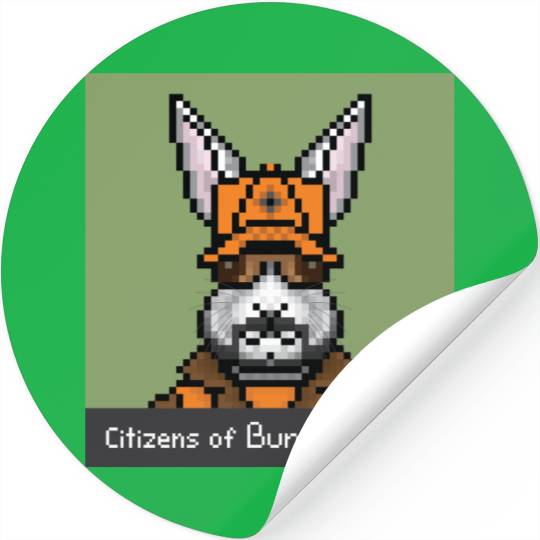 Citizens of Bunny Nation NFT #59 Artwork Stickers
