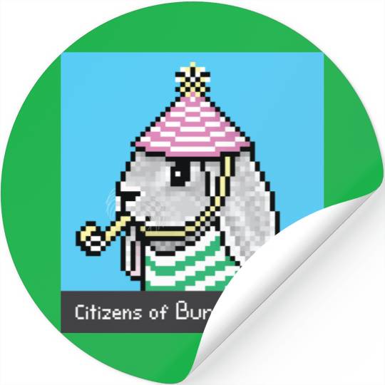 Citizens of Bunny Nation NFT #51 Artwork Stickers