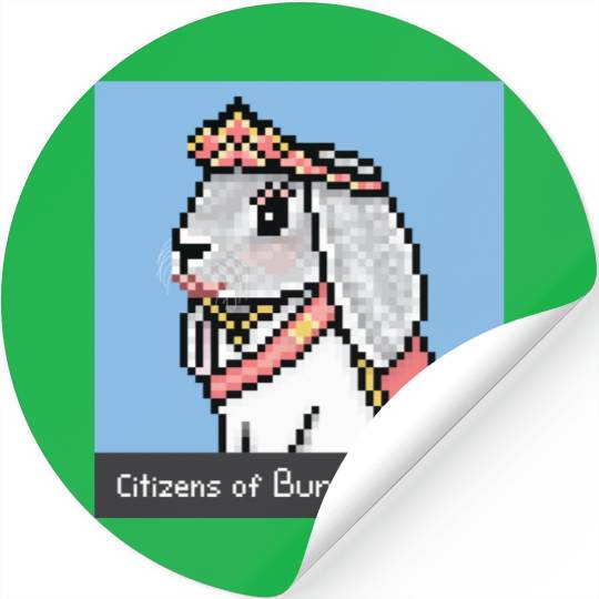 Citizens of Bunny Nation NFT #30 Artwork Stickers