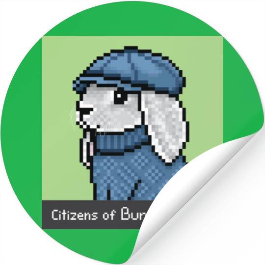 Citizens of Bunny Nation NFT #40 Artwork Stickers