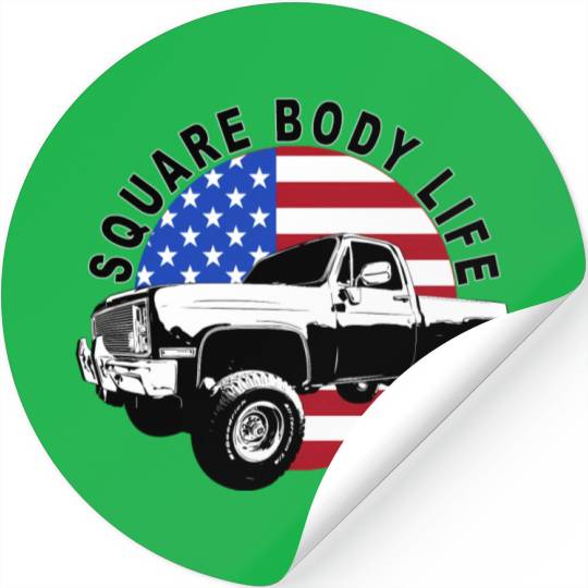 Squarebody Truck 4X4 Square Body Stickers