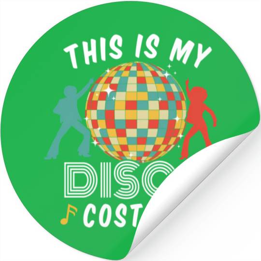 This Is My Disco 70S 80S Disco Party Dance Stickers