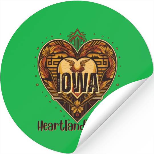 IOWA Heartland Spirit Stickers