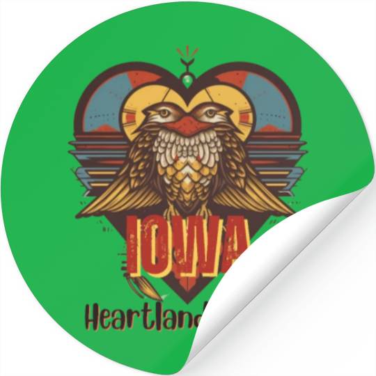 IOWA Heartland Spirit Stickers
