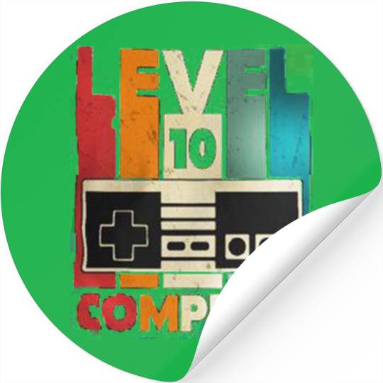 10th Anniversary Gift Stickers