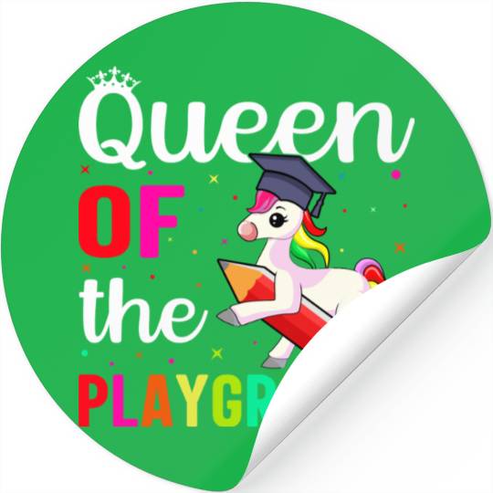 Queen Of The Playground Back To School Stickers