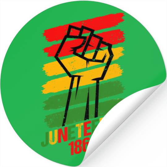 Juneteenth 1865 Vintage Wo Stickers
