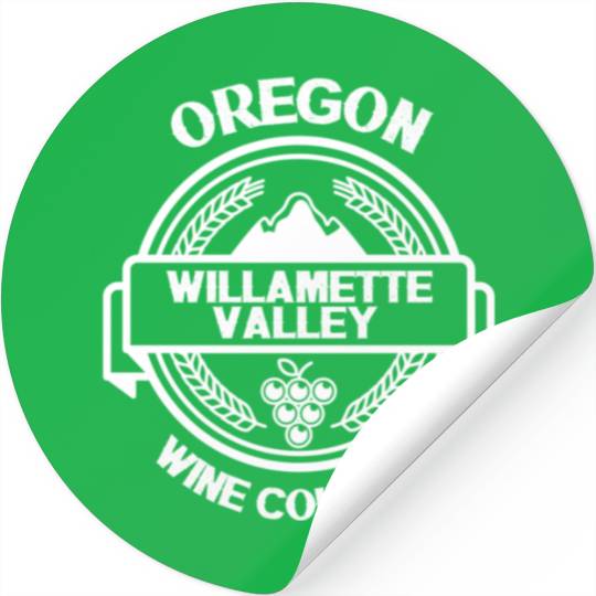 Oregon Wine Cory Willamette Valley Travel Stickers