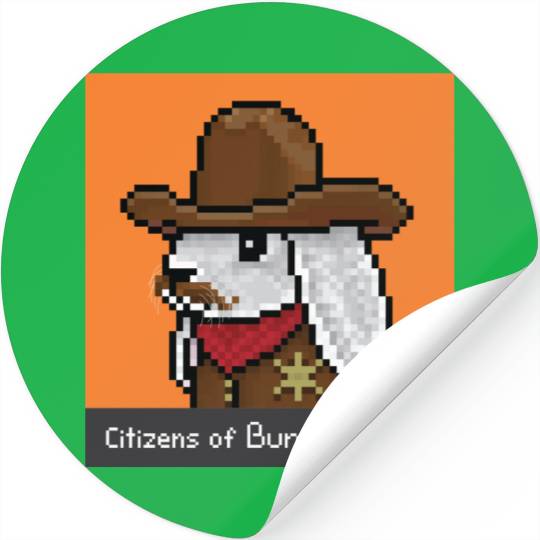 Citizens of Bunny Nation NFT #17 Artwork Stickers