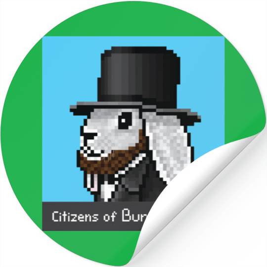 Citizens of Bunny Nation NFT #8 Artwork Stickers
