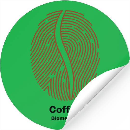Coffee Biometric Stickers