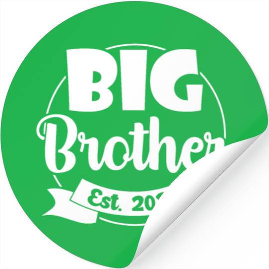 Promoted To Big Brother Est. 2023 Baby Announcemen Stickers