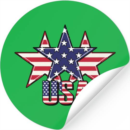 God bless America the land of the free Stickers