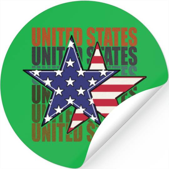 God bless America the land of the free Stickers