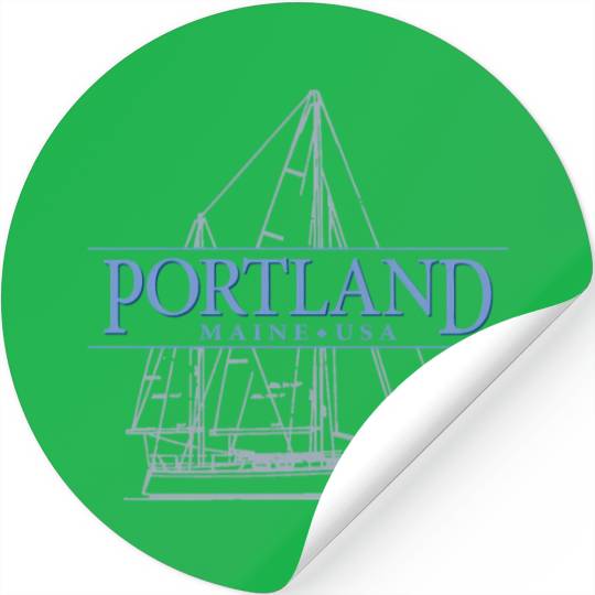 Portland Maine Sailing Stickers
